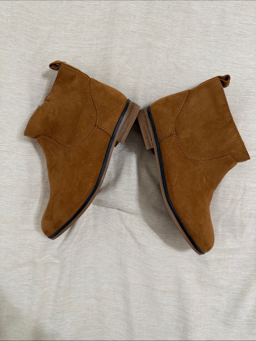 Cat & Jack Brown Suede Kids Ankle Boots